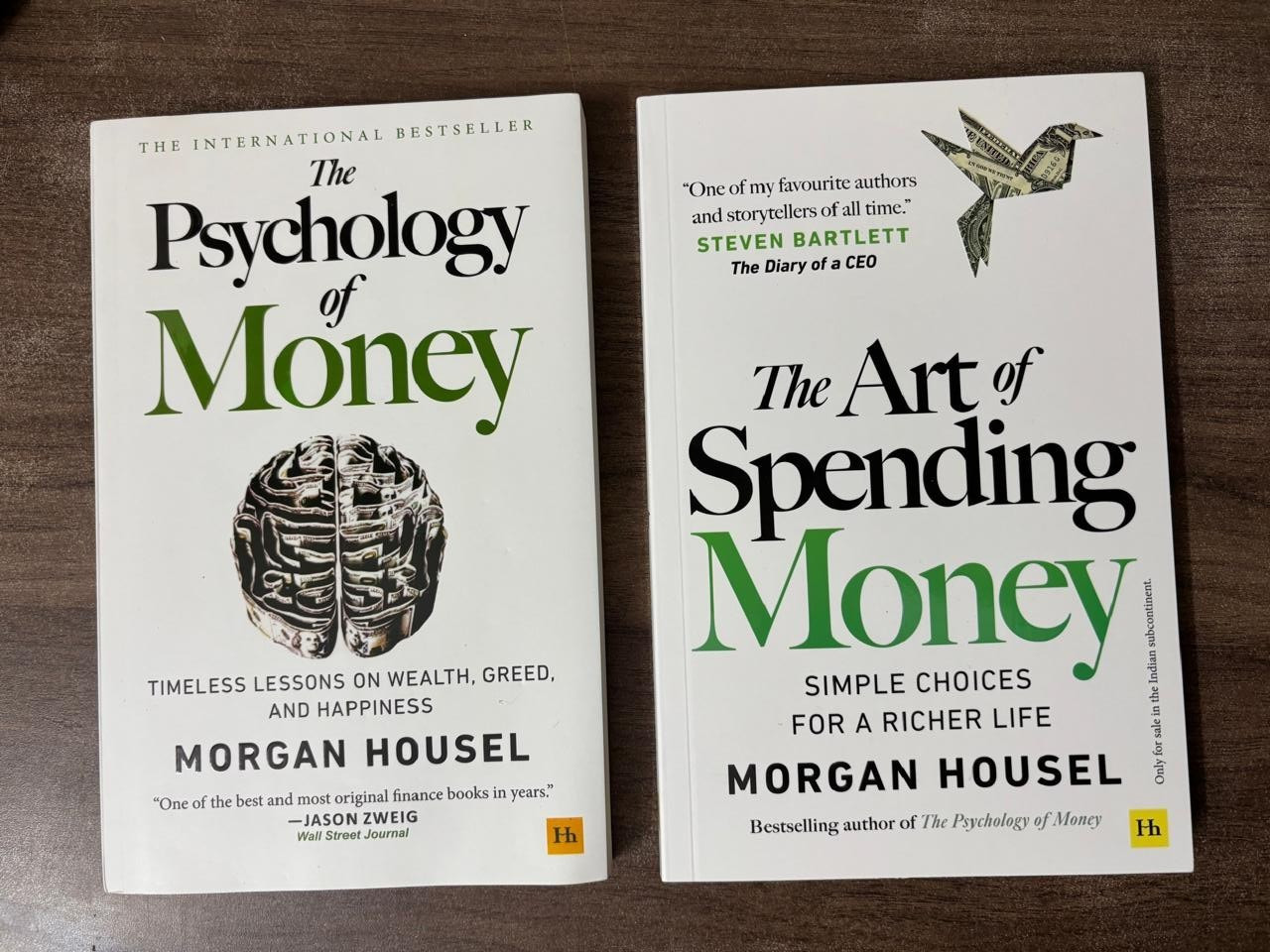 The Art of Spending Money & Psychology of Money by Morgan Housel, Paperback…