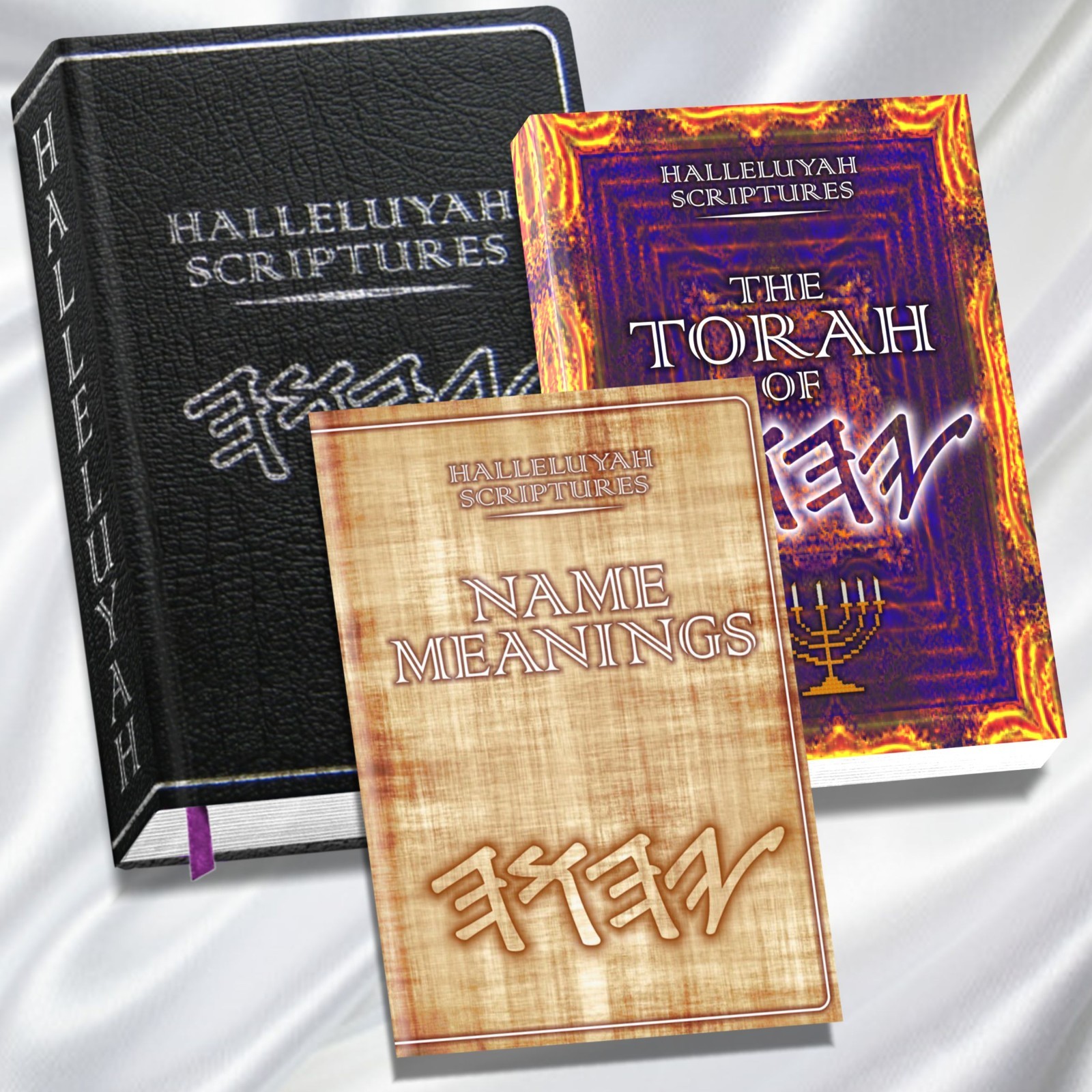 Genuine Leather LARGE PRINT HALLELUYAH SCRIPTURES Bible + Free Books