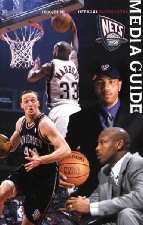 2000-01 New Jersey Nets Media Guide NM – Softcover 304 Pages