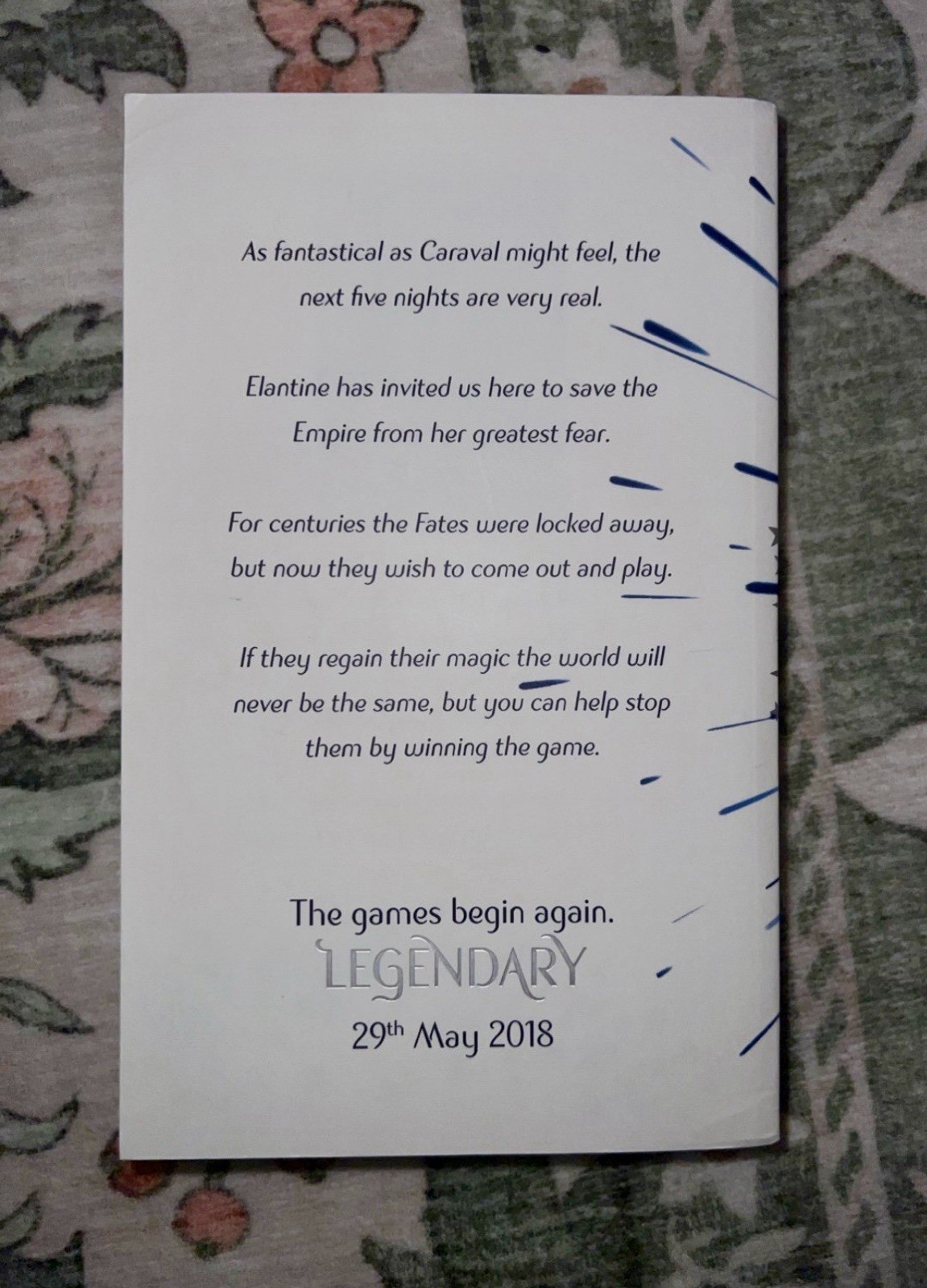 Legendary by Stephanie Garber Paperback uk Uncorrected Proof Caraval uk arc