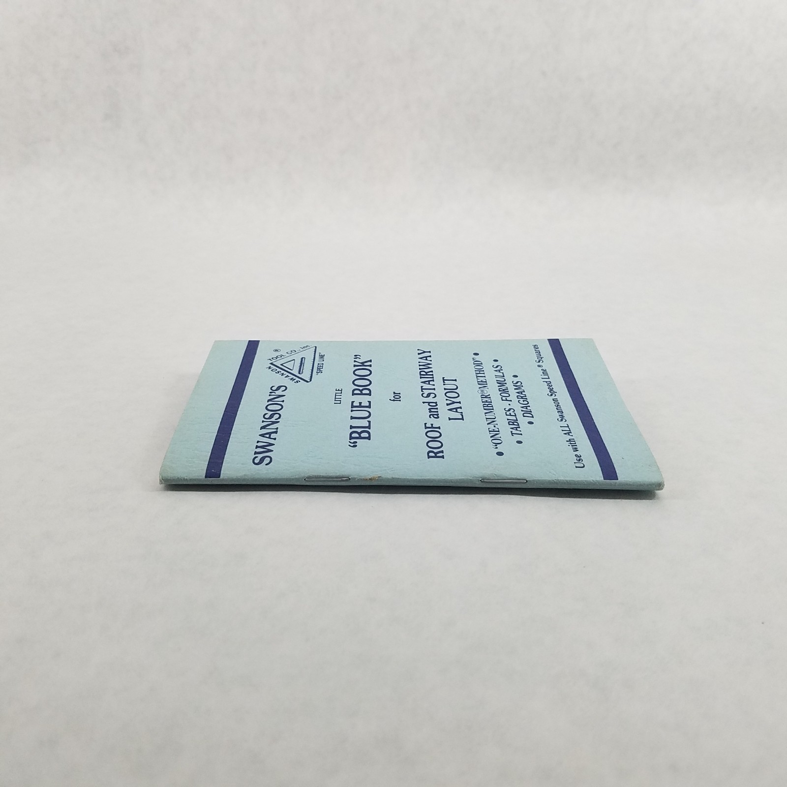 Swansons Little Blue Book for Roof and Stairway Layout Speedline 1988 LIKE NEW!