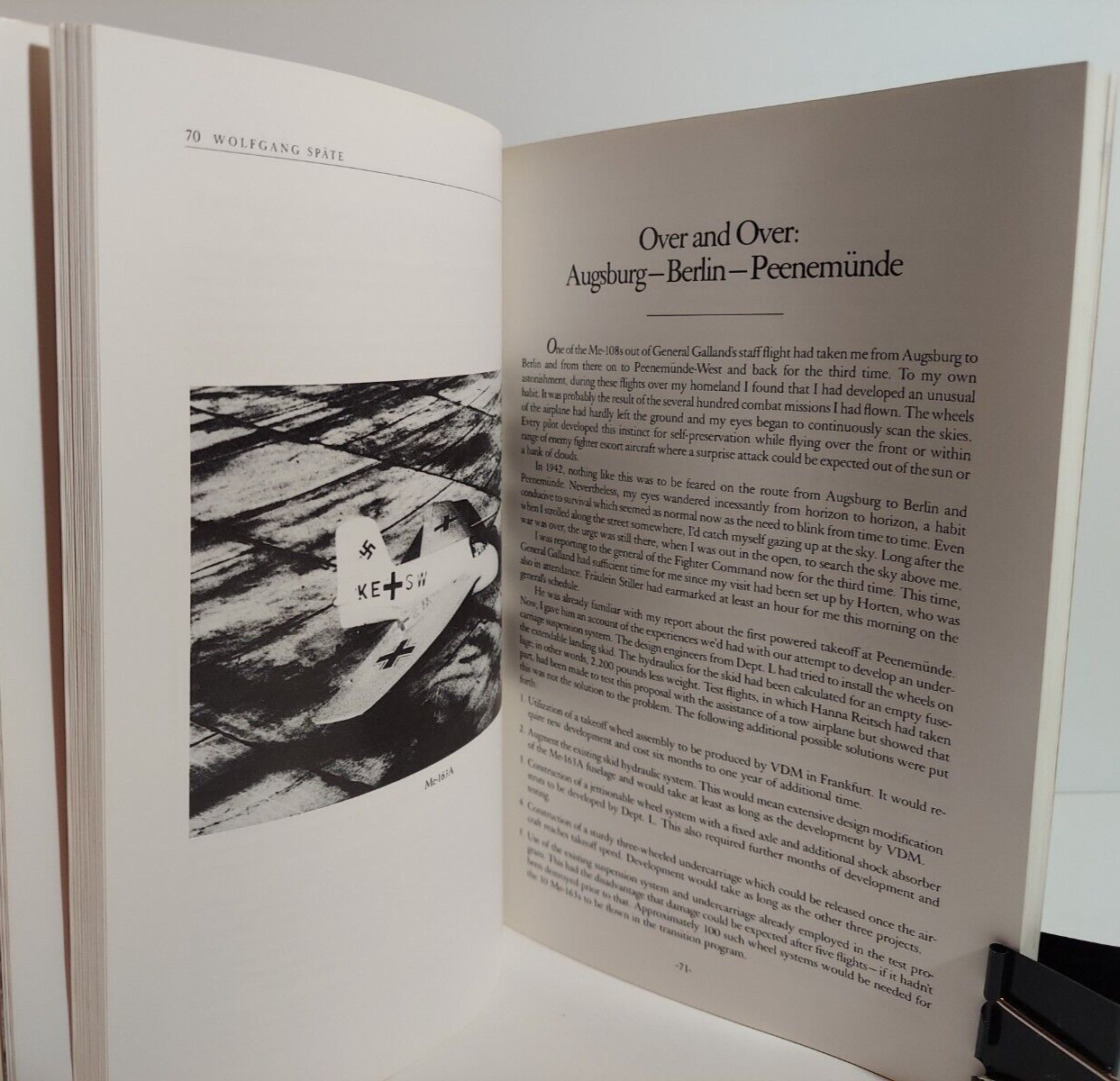 Top Secret Bird: The Luftwaffe’s Me-163 Comet by Wolfgang Spate, 1989 1st Print