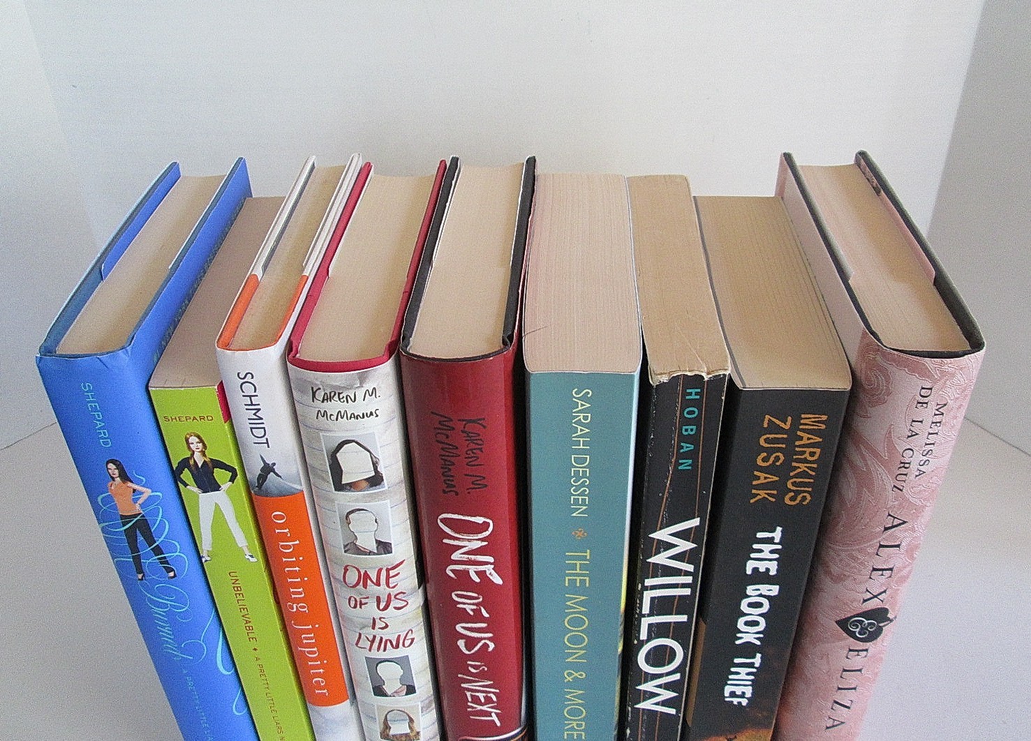 Lot of 9, Teen Young Adult Fiction Novels, Romance Mystery Drama, Modern Authors
