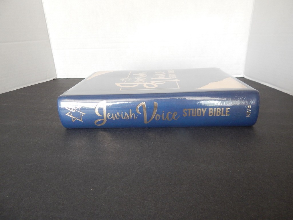 Jewish Voice Study Bible; NIV; Blue Leatherette Cover w. Gold Lettering