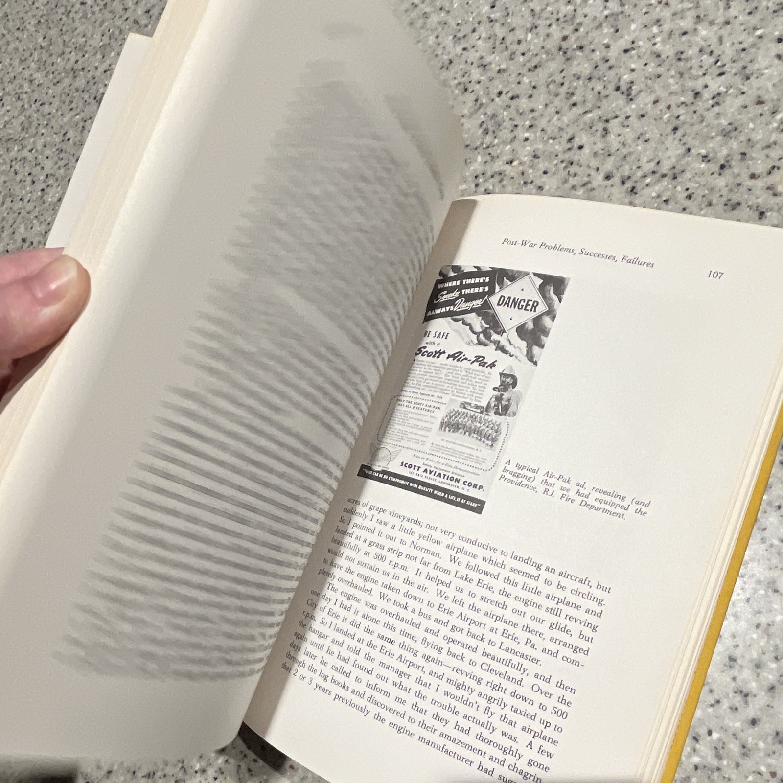 Earle M. Scott The Saga of Scott Aviation Corporation Hardcover 1973 Signed