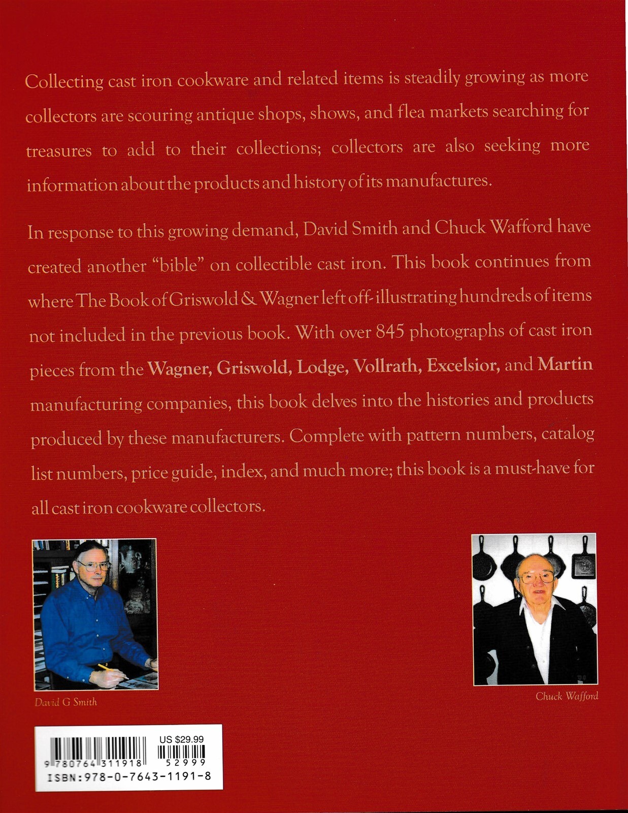 2 Volume Set-Books of Wagner & Griswold by Smith & Wafford, New! $0 US Shipping!