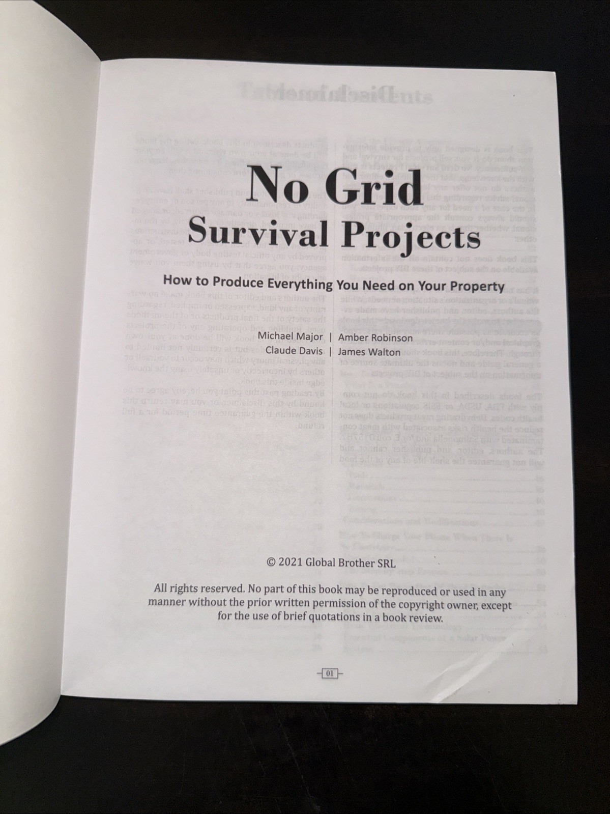 NO GRID Survival Projects Produce Everything You Need Off Grid PB Book