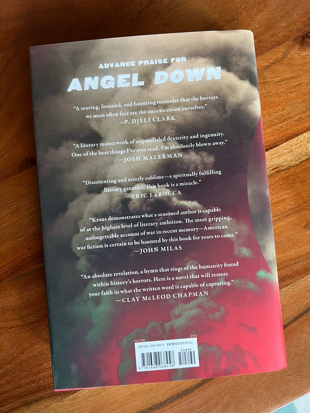 Angel Down by Daniel Kraus, First Edition/1st Printing (Hardcover), Pulitzer
