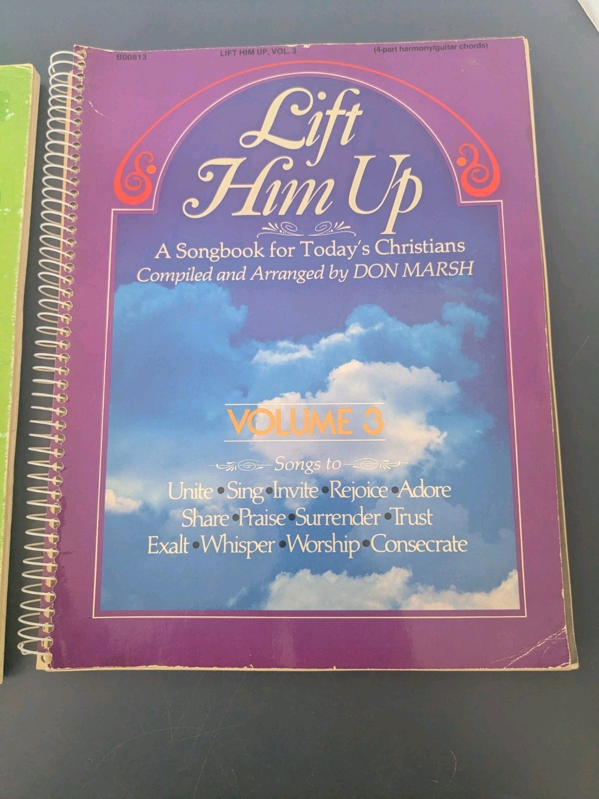 Lift Him Up Songbooks Vols 1, 2, & 3 Don Marsh (Large 12 X 9.5 In)