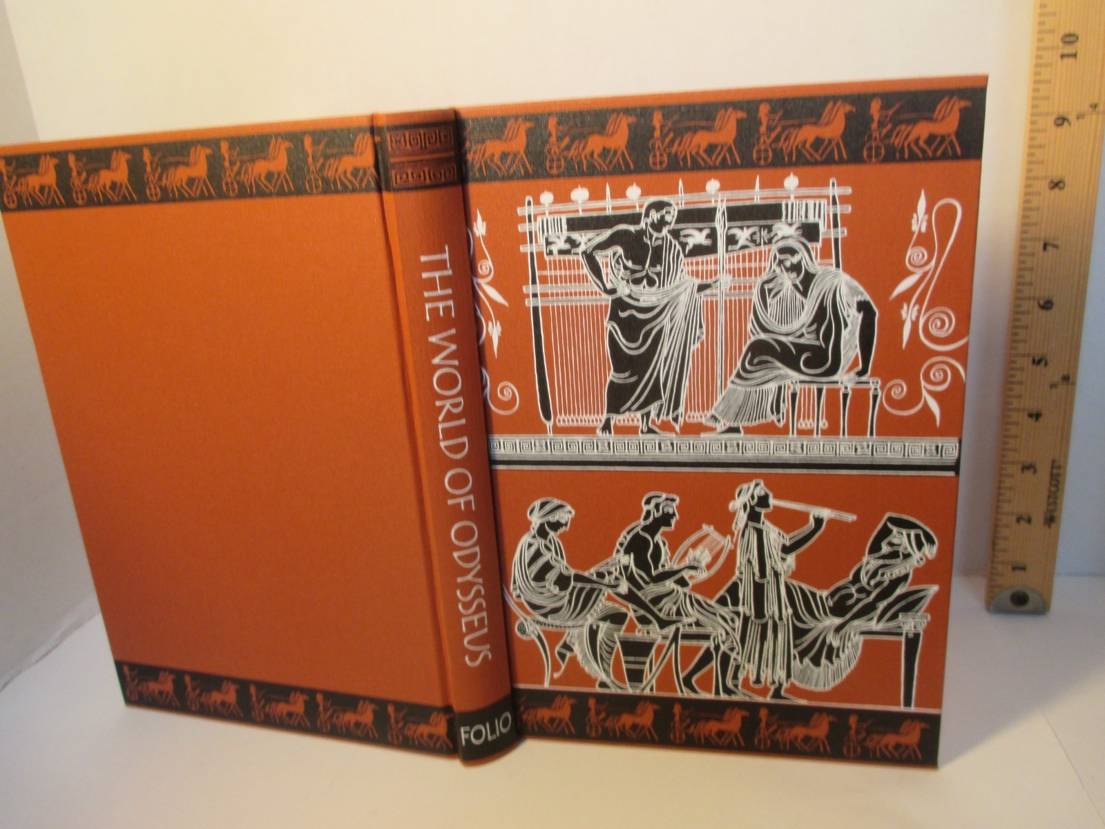 history WORLD OF ODYSSEUS by M I FINLEY illus Folio Society 2003 hc + slipcase