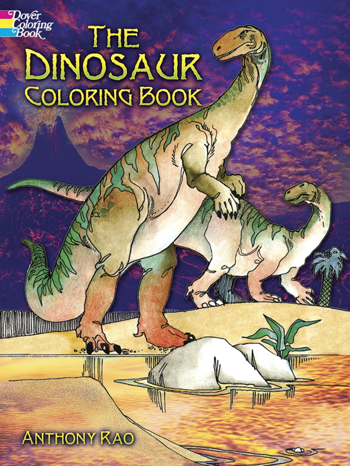 The Dinosaur Coloring Book – paperback Anthony Rao