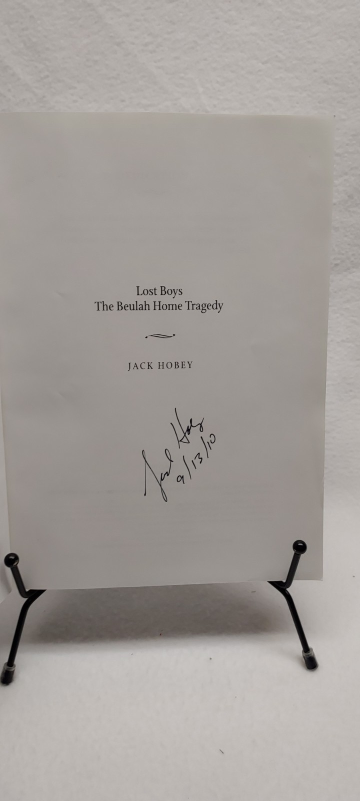 Lost Boys – The Beulah Home Tragedy – Signed 1st edition