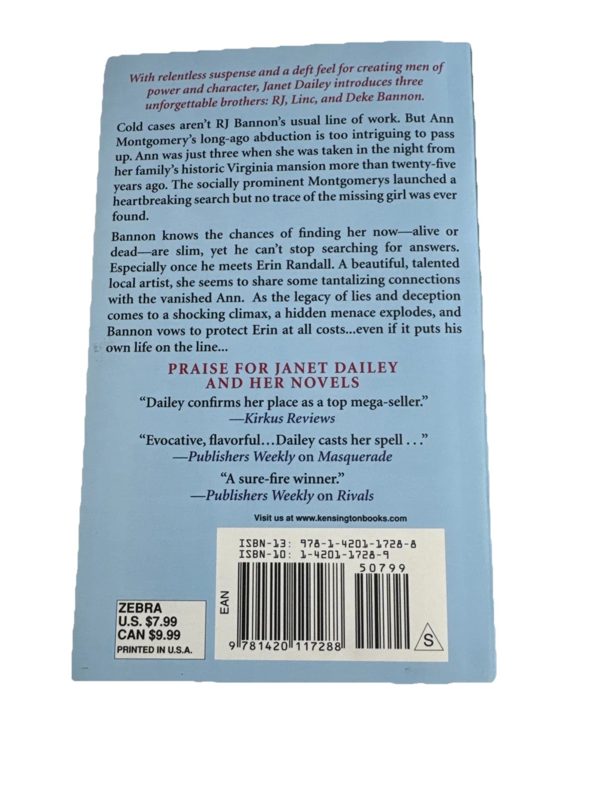 Bannon Brothers: Trust by Janet Daily (2012, Uk- a Format Paperback) Like New