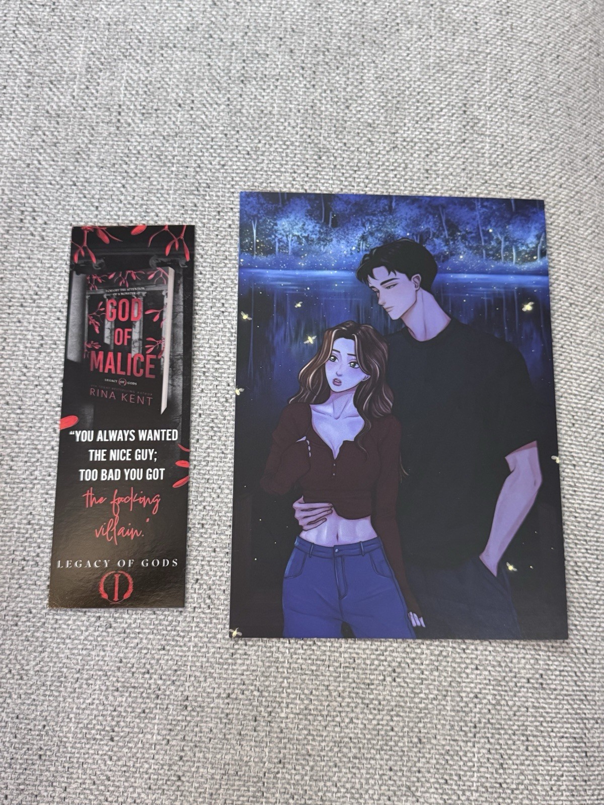 God Of Malice Rina Kent Signed Legacy Of Gods Series Out Of Print Indie Edition