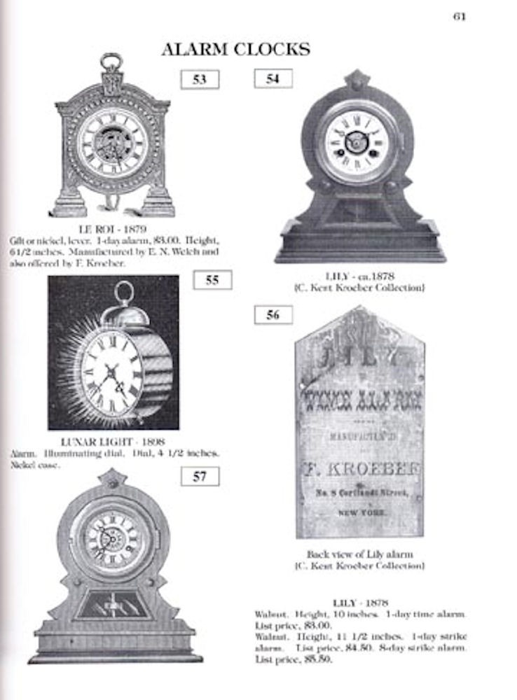 New KROEBER CLOCKS – AMERICAN & IMPORTED by Tran Duy Ly – We are the publisher