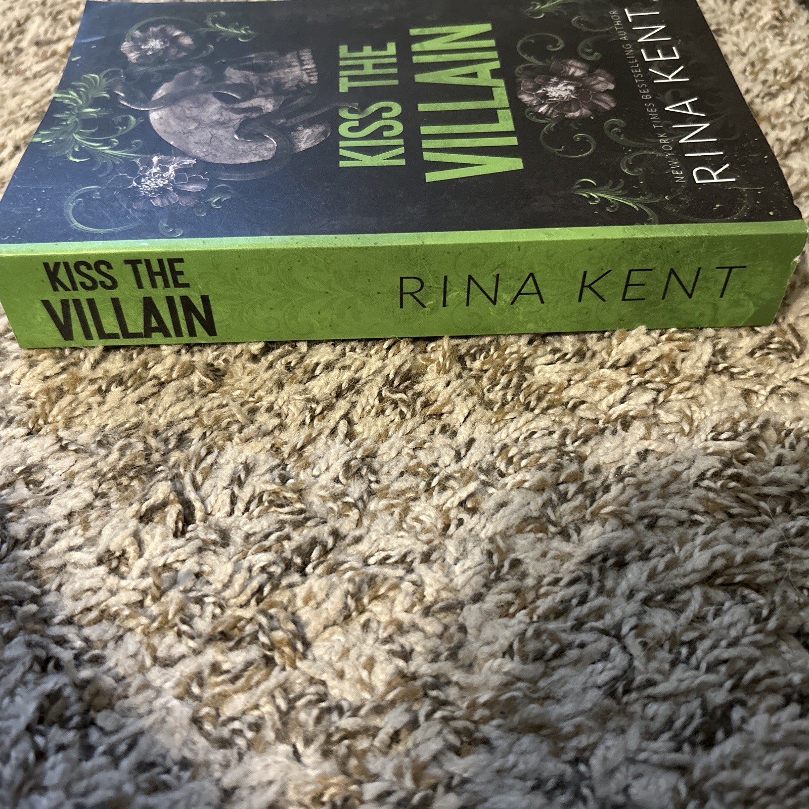 Kiss The Villain: A Dark College mm Romance (Legacy of Gods) by Rina Kent Paper