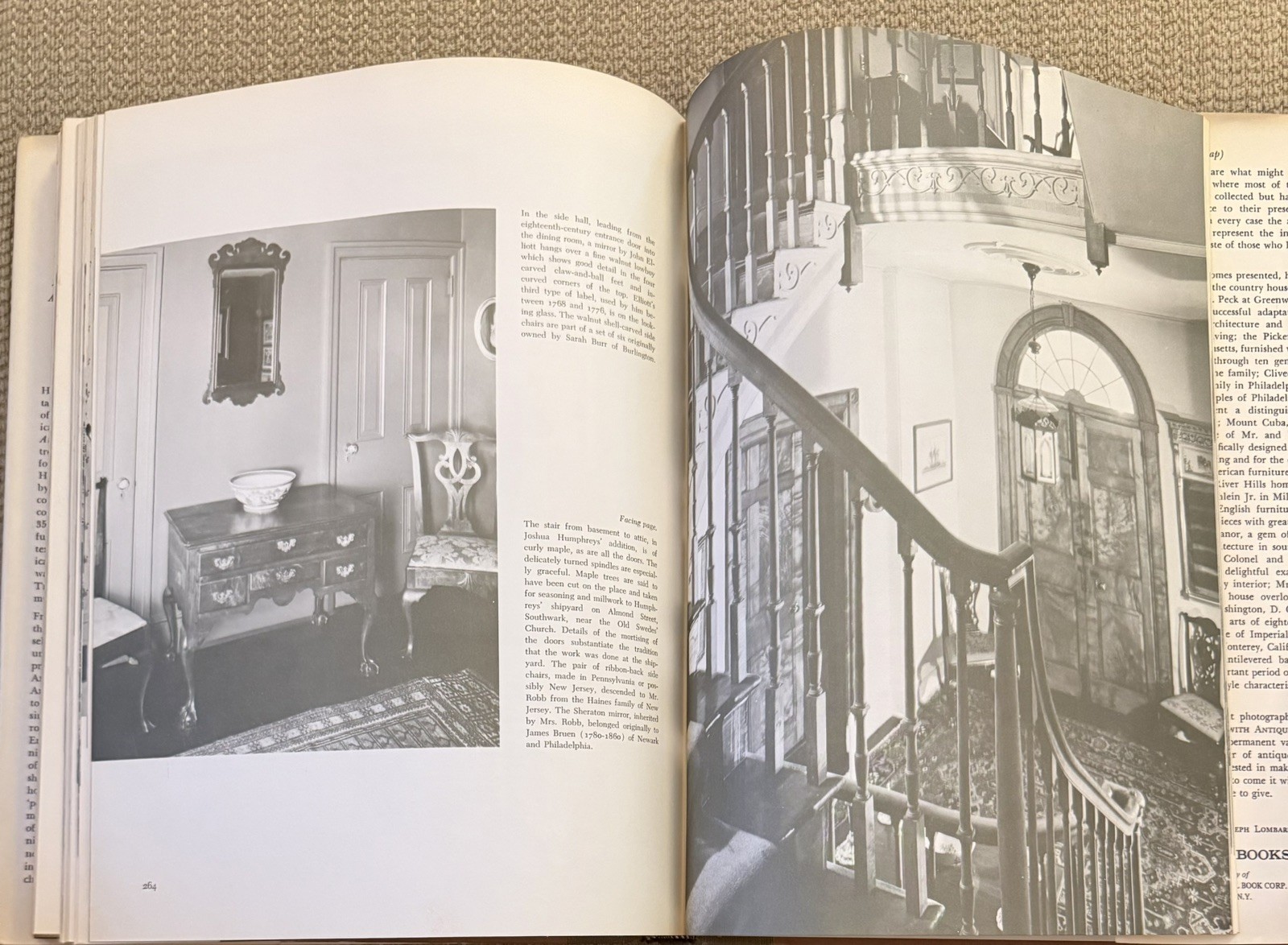 Living With Antiques: A Treasury Of Private Homes In America (1963, HC w/DJ)