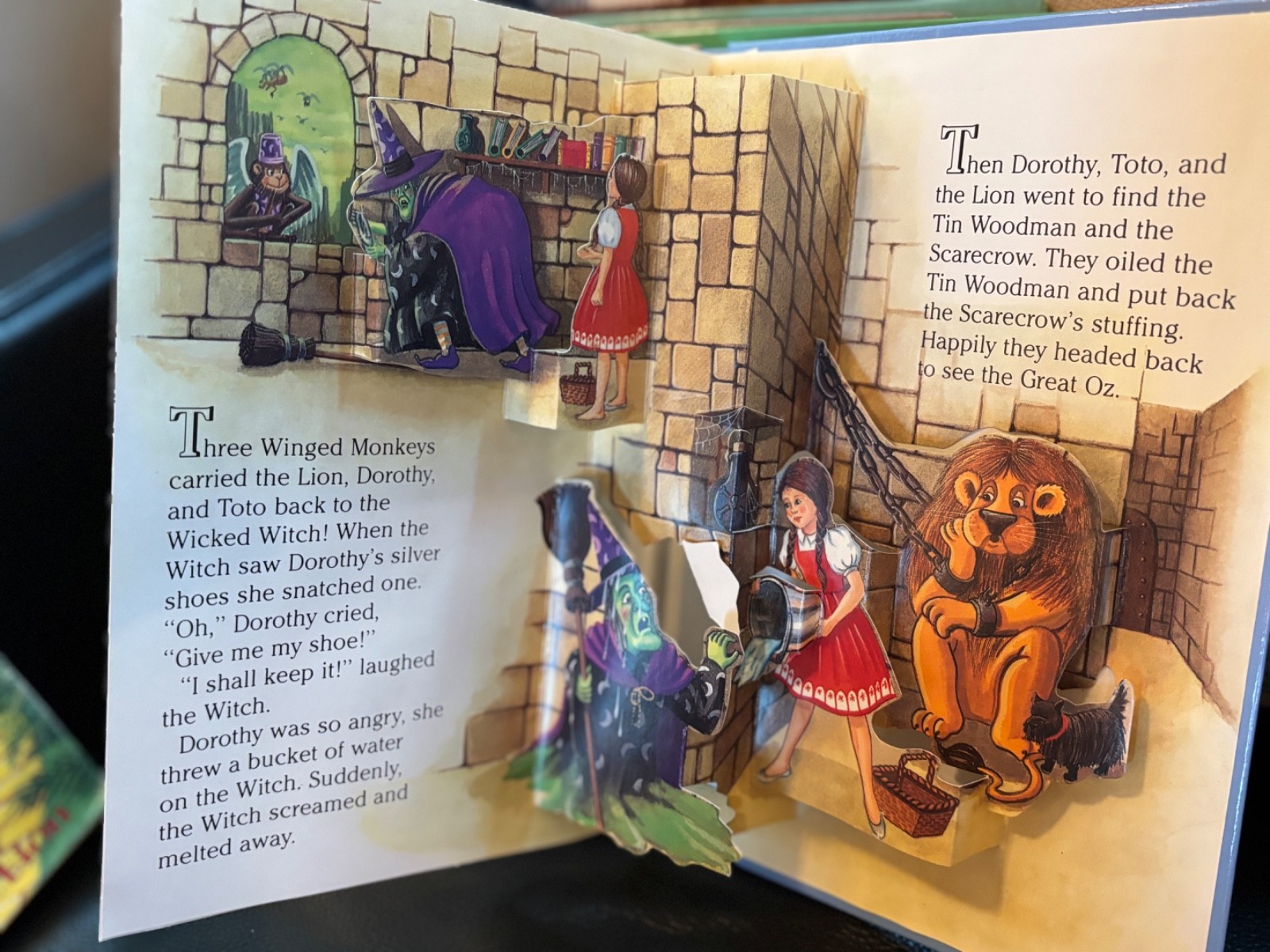 The Wizard of Oz Pop-up Books Set of 4 Treasury Collection Vintage