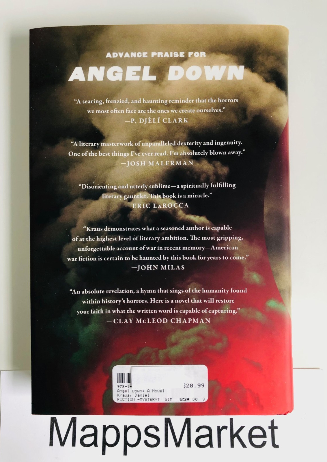 SIGNED Angel Down by Daniel Kraus 1st/1st (2025, Hardcover) TRUE FIRST EDITION