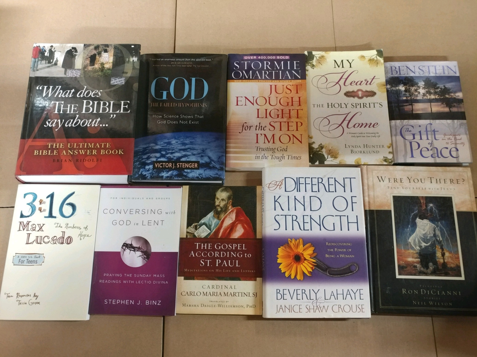 Lot of 5 Pounds LBs Christian Prayer Bible Jesus Theology Pray Books RANDOM*MIX