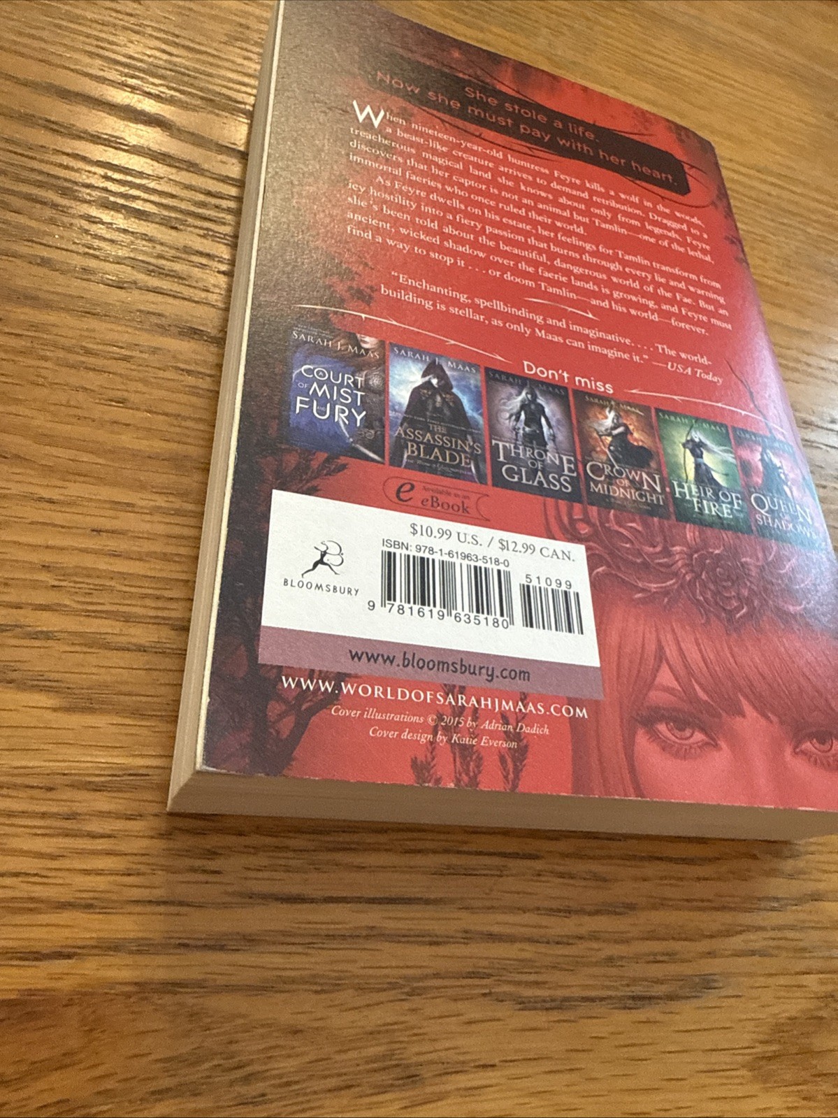 Sarah J. Maas A Court of Thorns and Roses 2016 Trade PB Bloomsbury