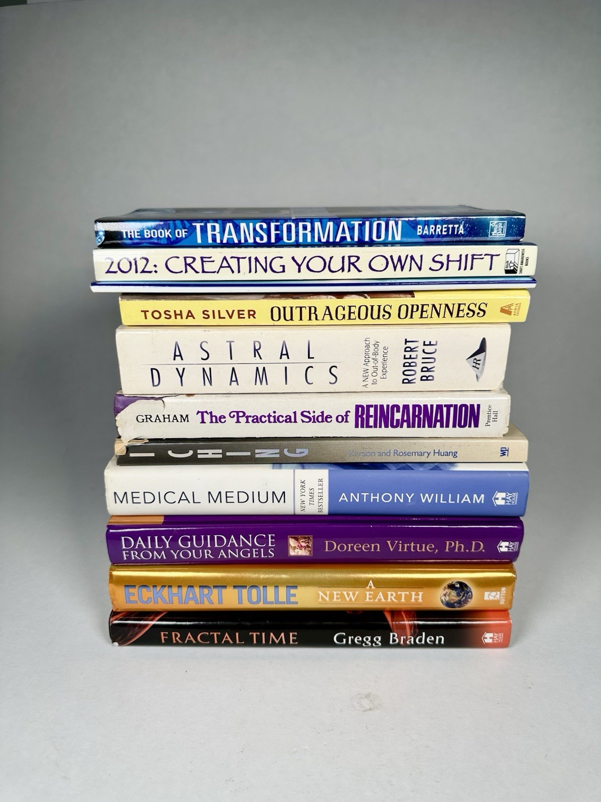 11 Spiritual & Metaphysical Books Lot Eckhart Tolle Medical Medium +