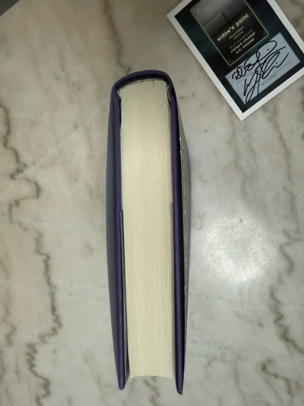 Widow’s Point The Complete Haunting Richard & W H Chizmar Signed Book Plate