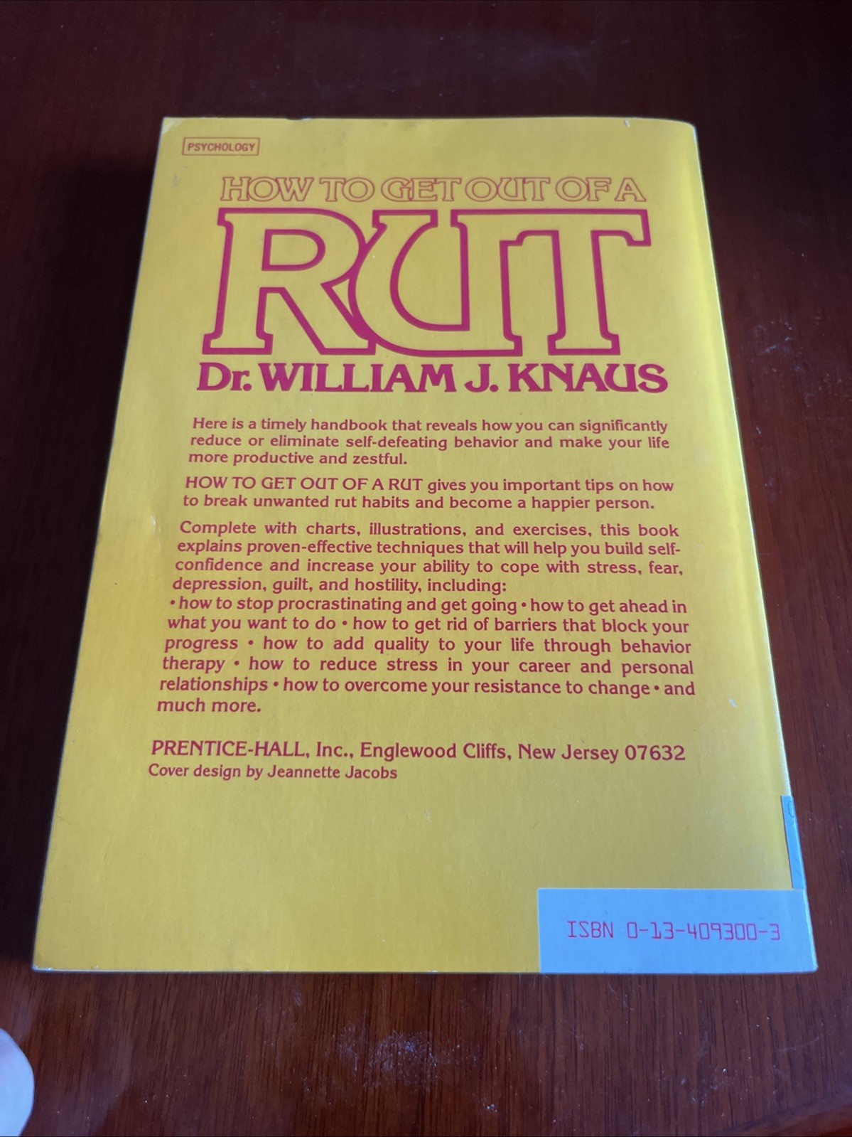 HOW TO GET OUT OF A RUT By William Knaus