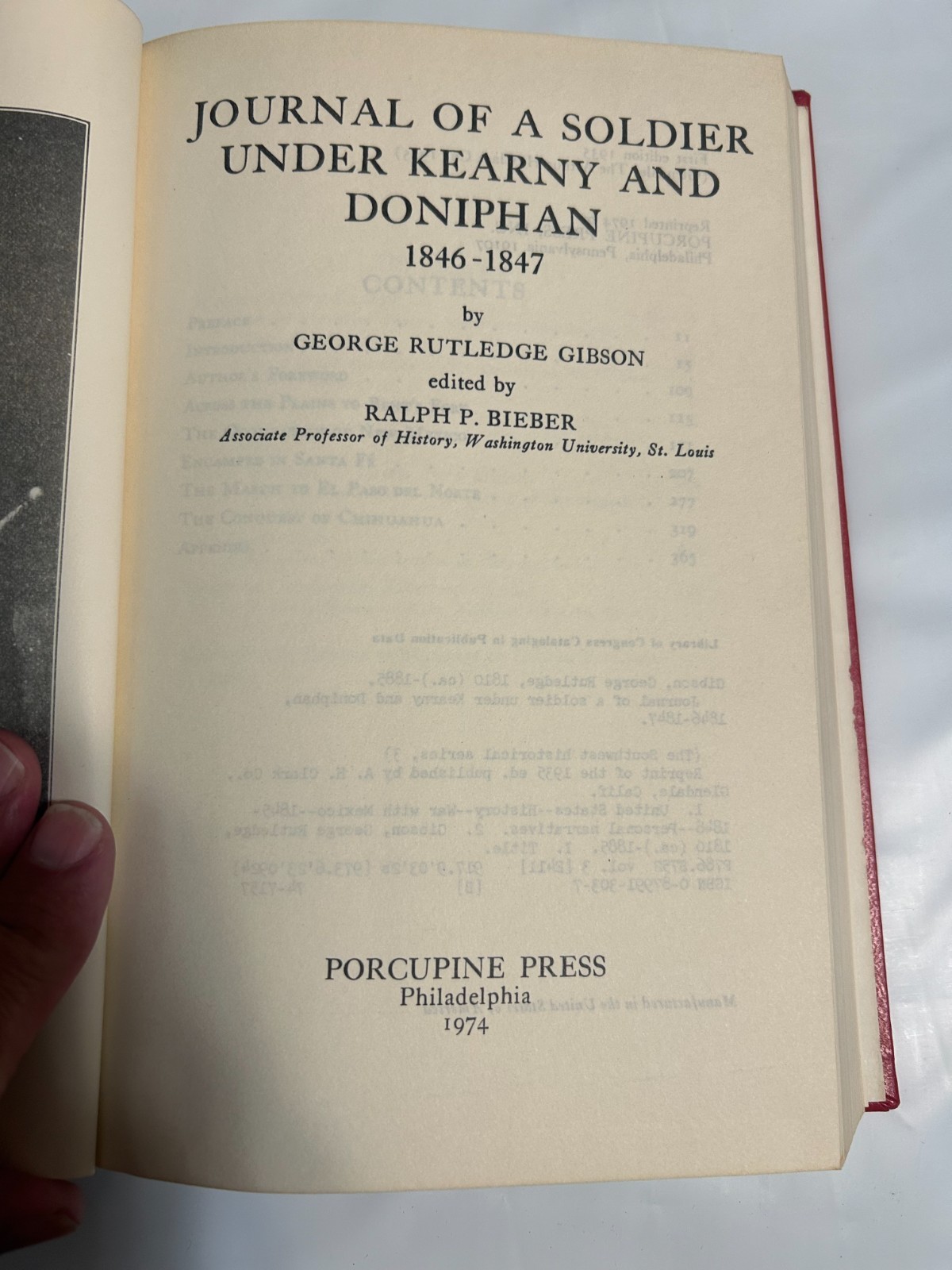 1974 Book Journal of a soldier Under Kearny Civil War History RARE Mexican War