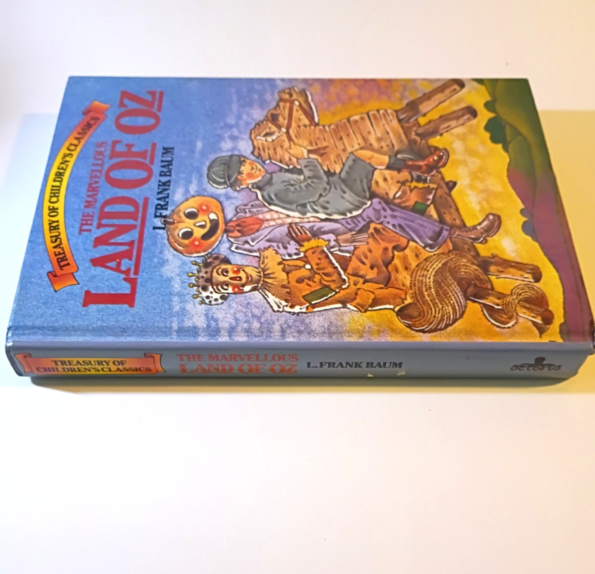 The Wizard of Oz 4 book hardcover lot Frank Baum Great Illustrated Classics