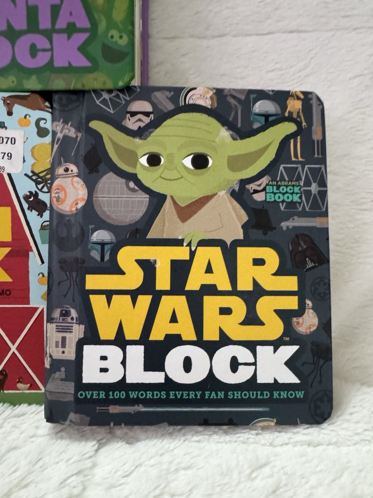 Abrams Block 4 Board_book Collection Farm, Sesame Street, Alphabet, Star Wars