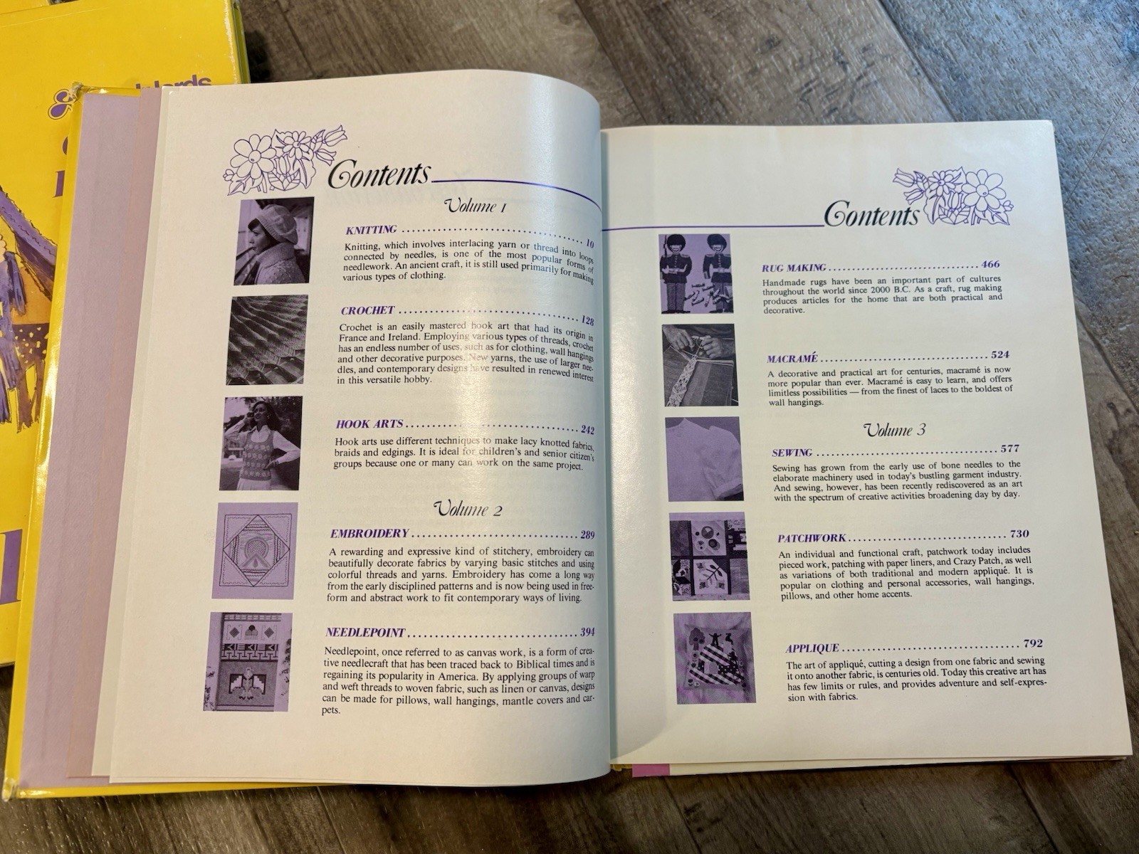 LEE WARDS COMPLETE LIBRARY OF NEEDLECRAFT (3 VOLUMES) – Hardcover