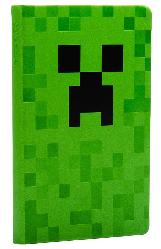 Minecraft Creeper Journal Hardcover 184 Pages Gaming Notebook Official NEW
