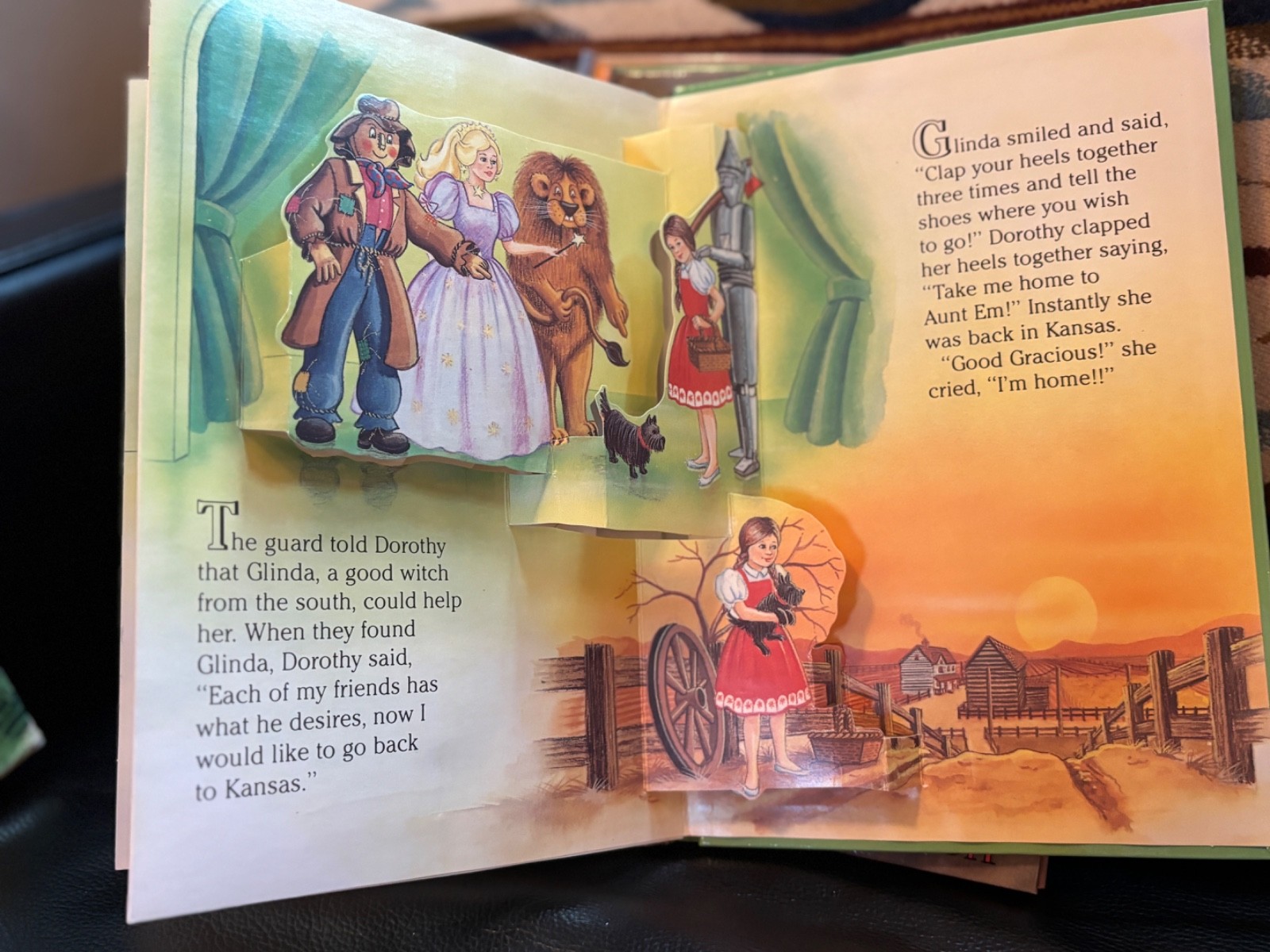 The Wizard of Oz Pop-up Books Set of 4 Treasury Collection Vintage
