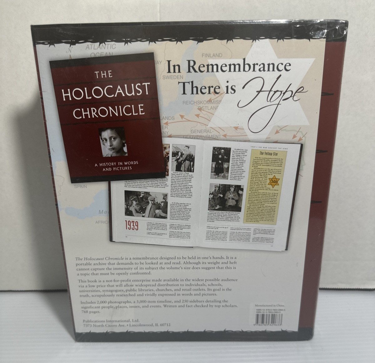 Holocaust Chronicle History in Words Pictures Jews Remembrance HC NEW SEALED