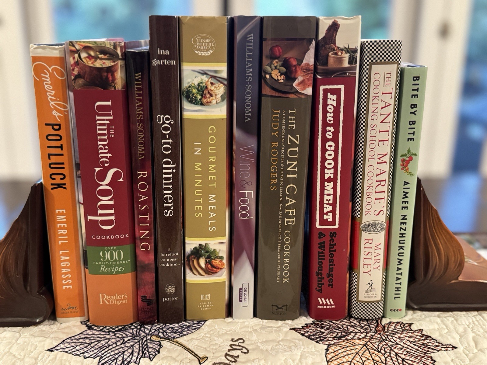Curated Gourmet Cooking Library | 10 Premium HC/DJ Books | Zuni Cafe First Ed. |