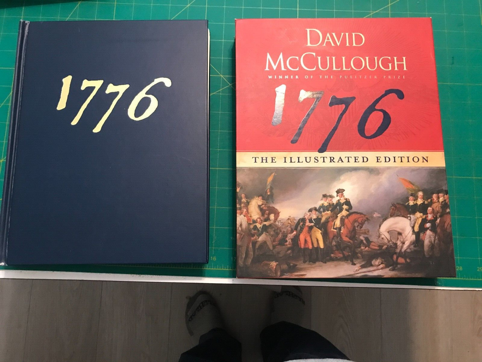 1776 SIGNED by David McCullough – Thank You Note Loosely Laid In