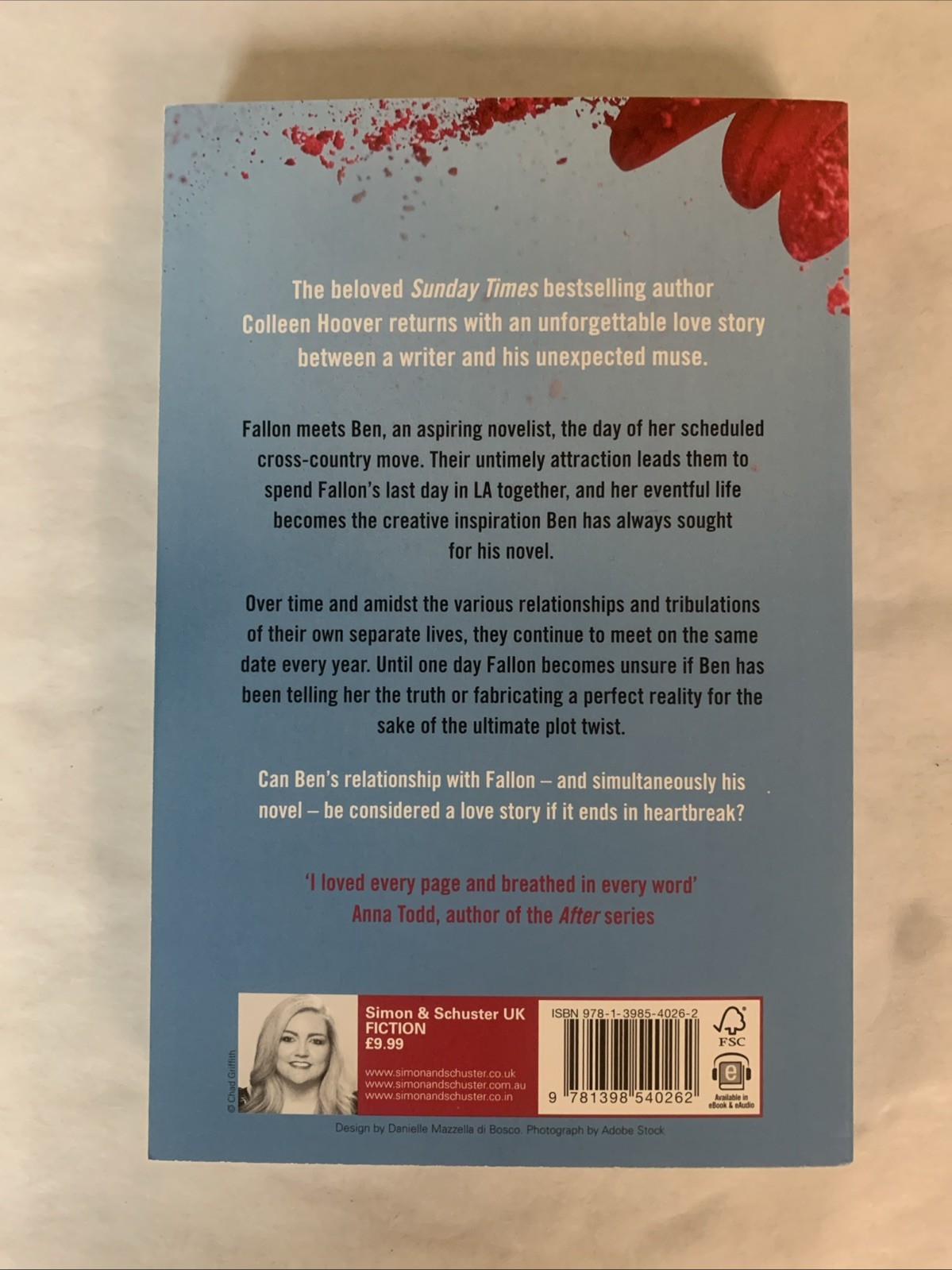 November 9 : A Novel by Colleen Hoover (2015, Trade Paperback)