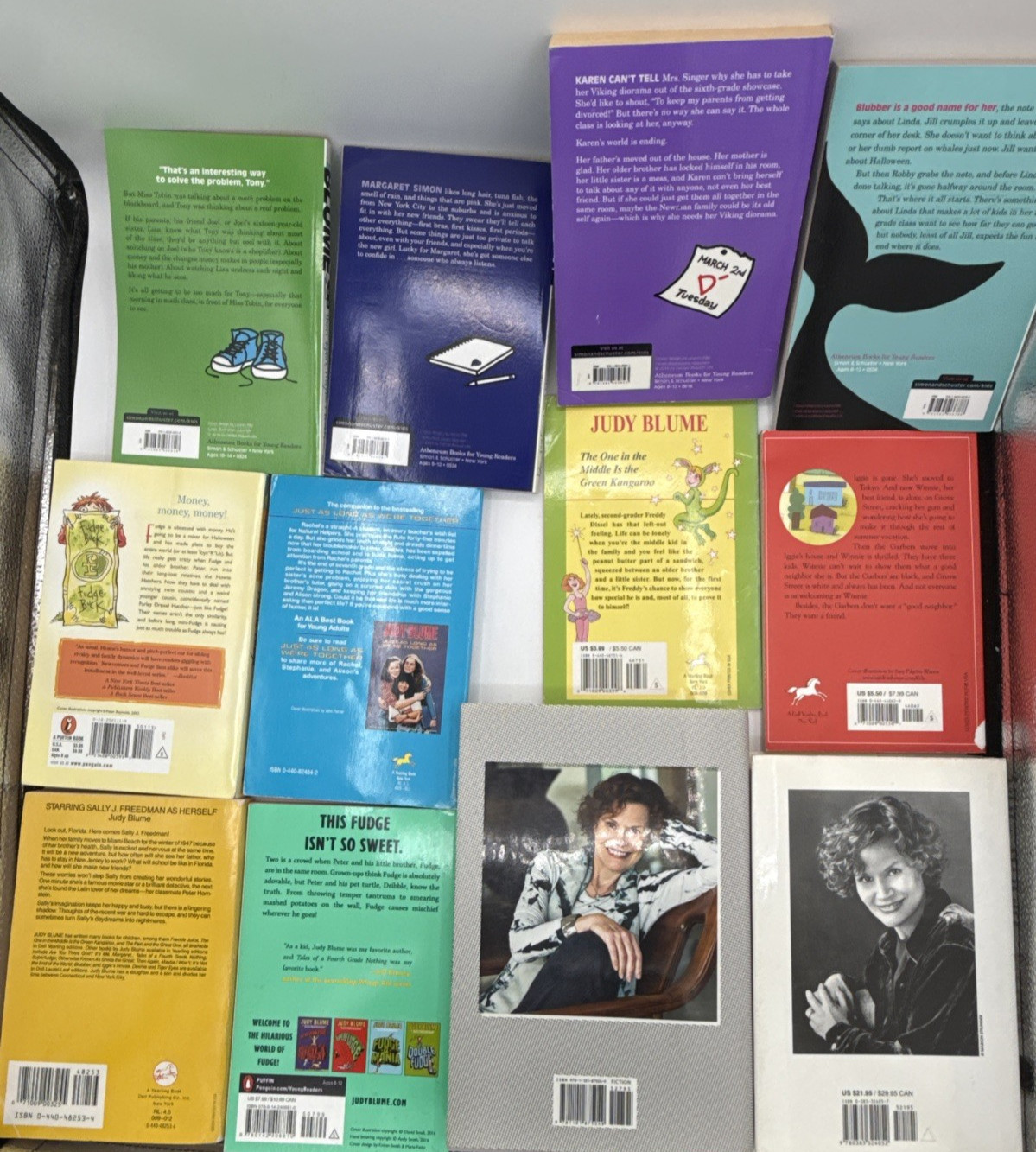 Lot of 12 Books by Judy Blume, 10 Paperback & 2 Hardback, B204