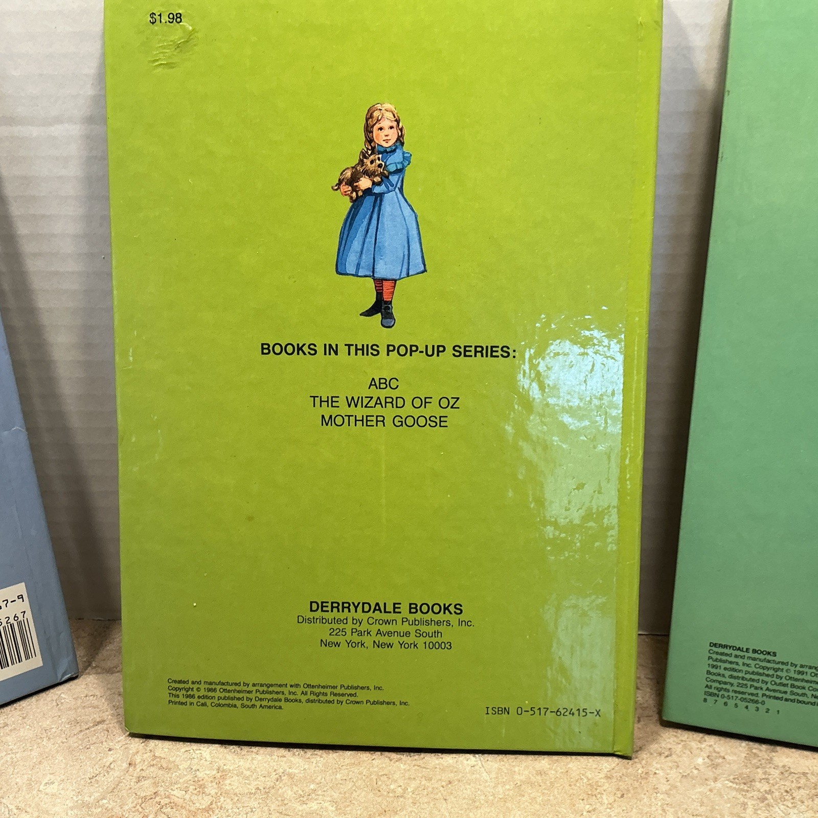Lot Of 4 The Wizard Of Oz Pop-up Books Derrydale Books 1986 Or 1991