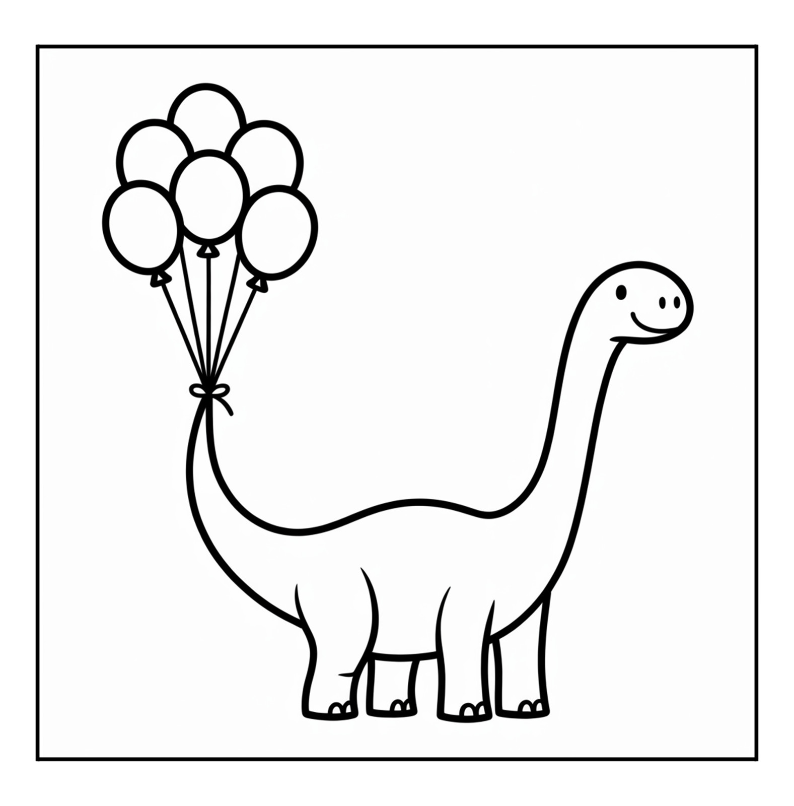 Cute Dinosaurs Coloring Book for Kids Ages 4-8 | Fun Prehistoric Activity Book |