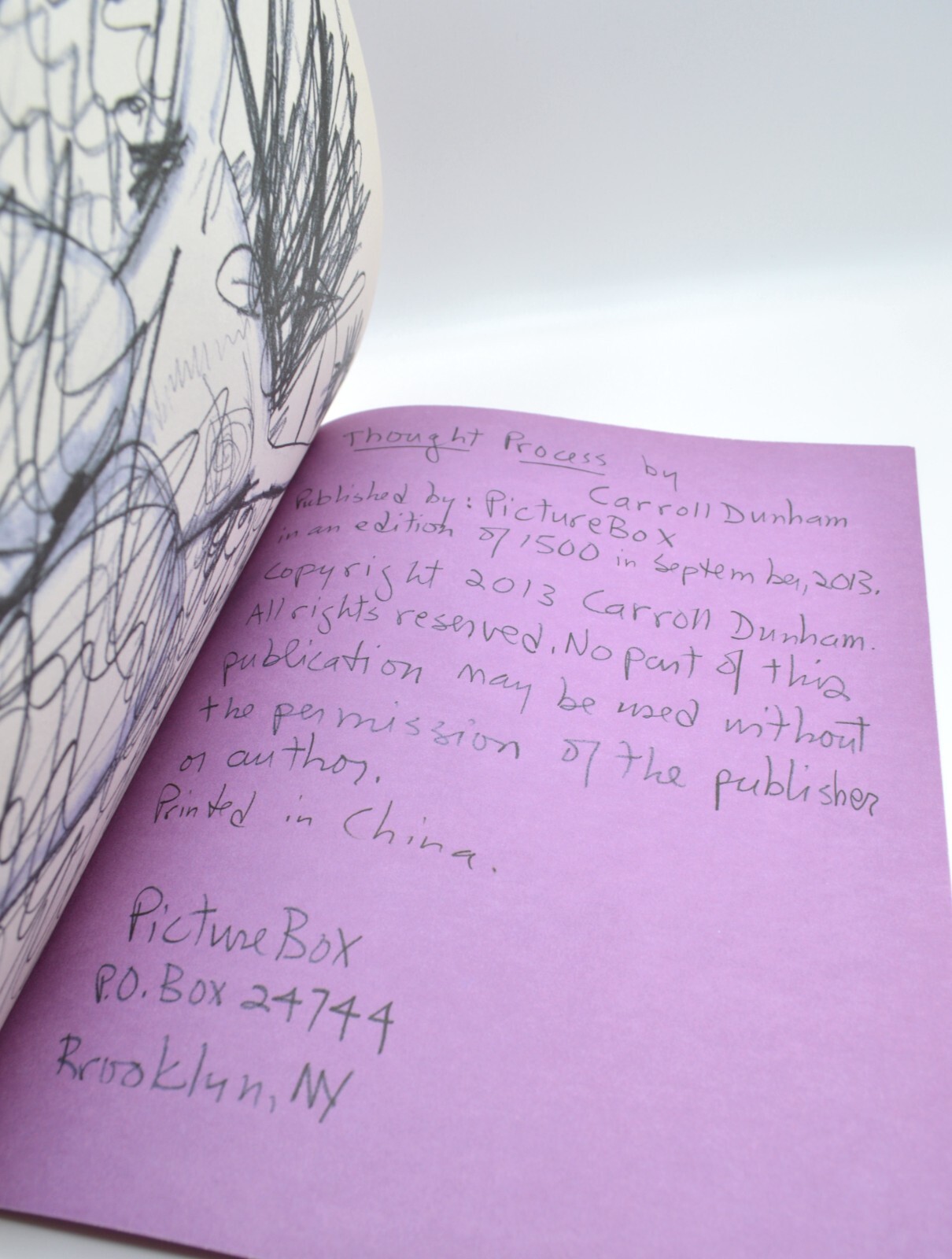 Carroll Dunham, Thought Process, PictureBox, Ltd Ed, 2013, Erotic Art, Like New