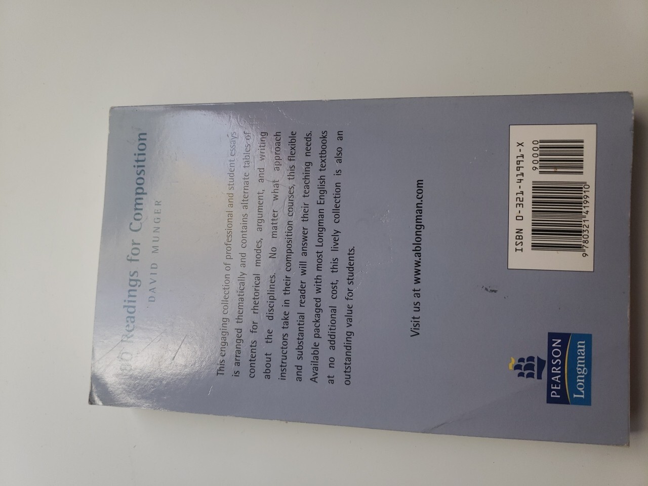Eighty Readings : A Thematic Reader by David Munger (2005, Trade Paperback)