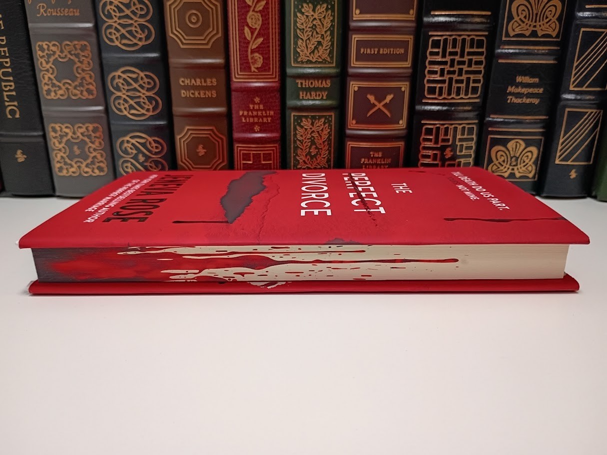 The Perfect Divorce by Jeneva Rose 2025 HC SPECIAL EDITION Blood Pages LN