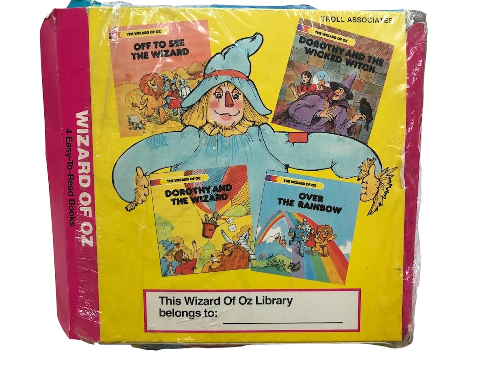 4 Wizard of Oz Books: Off To See The Wizard/Dorothy & Wicked Witch/Over Rainbow+