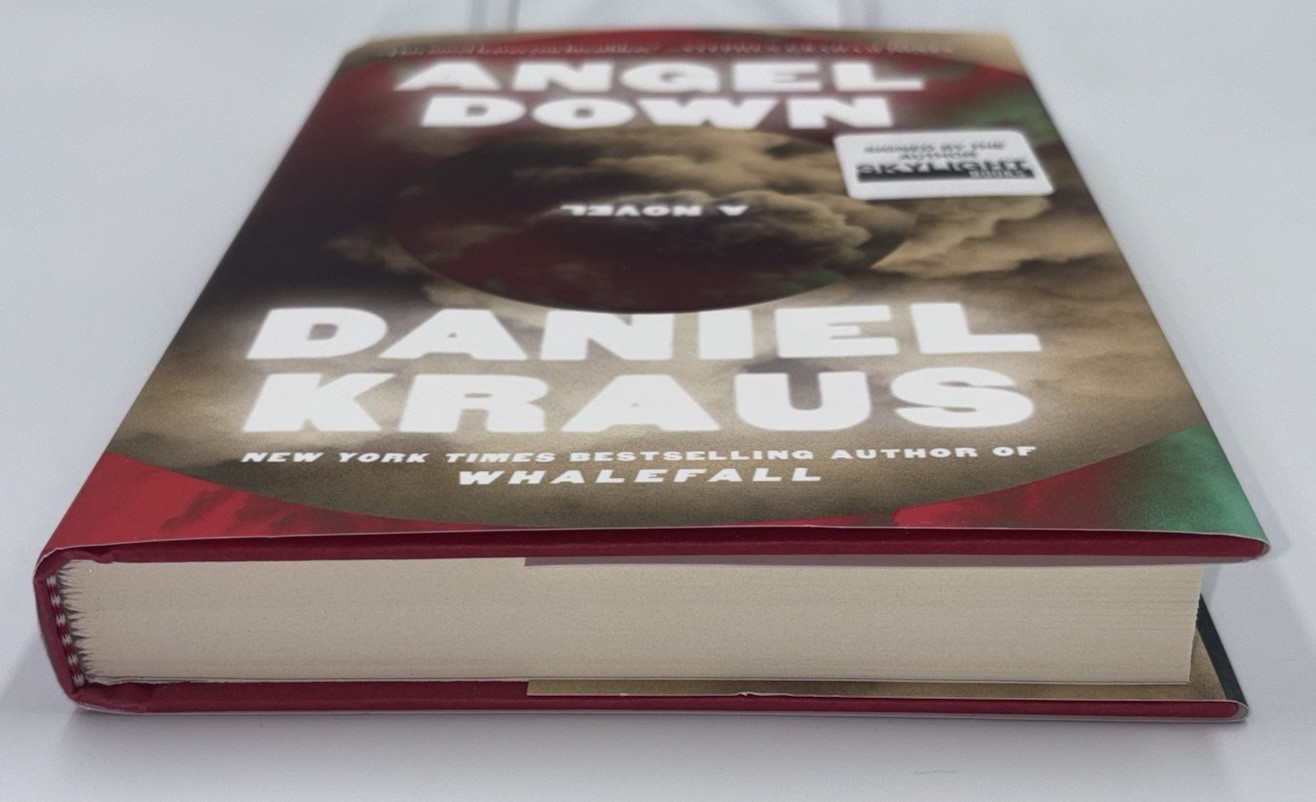 DANIEL KRAUS ANGEL DOWN SIGNED AUTOGRAPHED PULIZTER PRIZE HC 1ST ED / 3RD BOOK 3