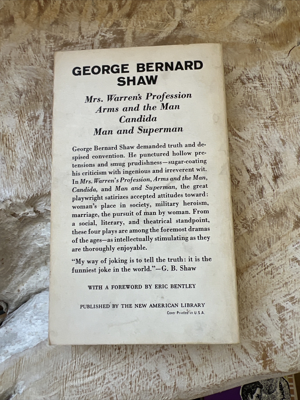 Bernard Shaw Plays- Saint Joan, Candida Man & Superman Lot of 4 Vtg 50s-60s PB