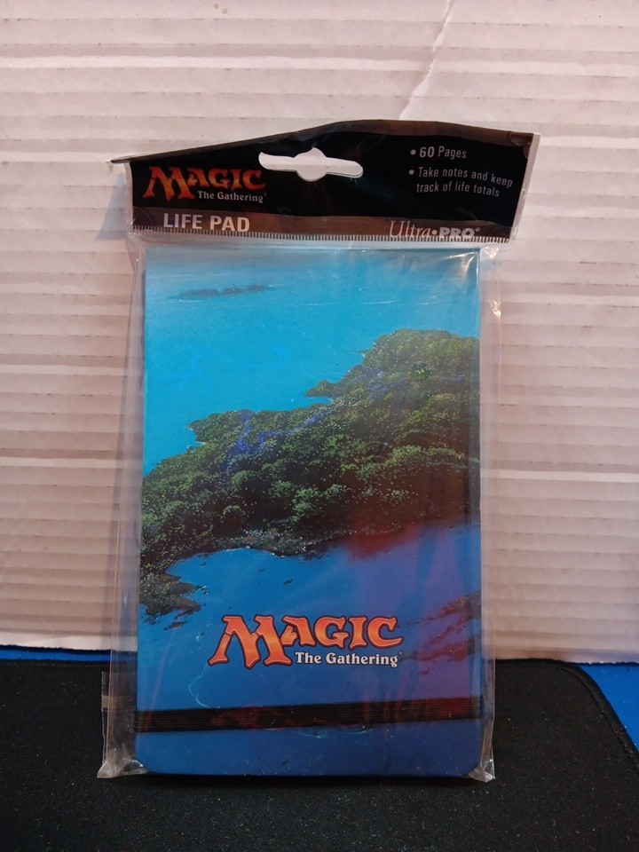 Ultra Pro MANA LIFEPAD LIFE COUNTER HARD COVER BOOKLET FOR SCORE MTG Island