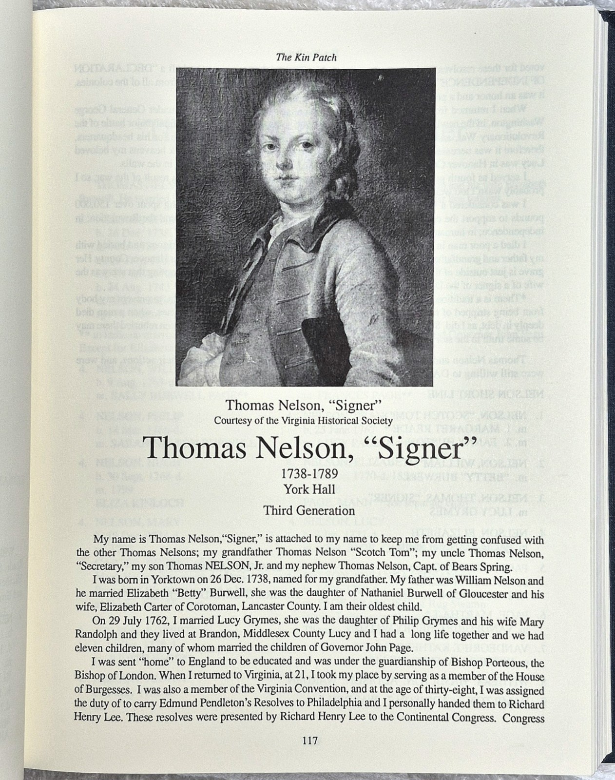 The Kin Patch · A Path to the Past (1997 · Page L. Warden · HC) · VG