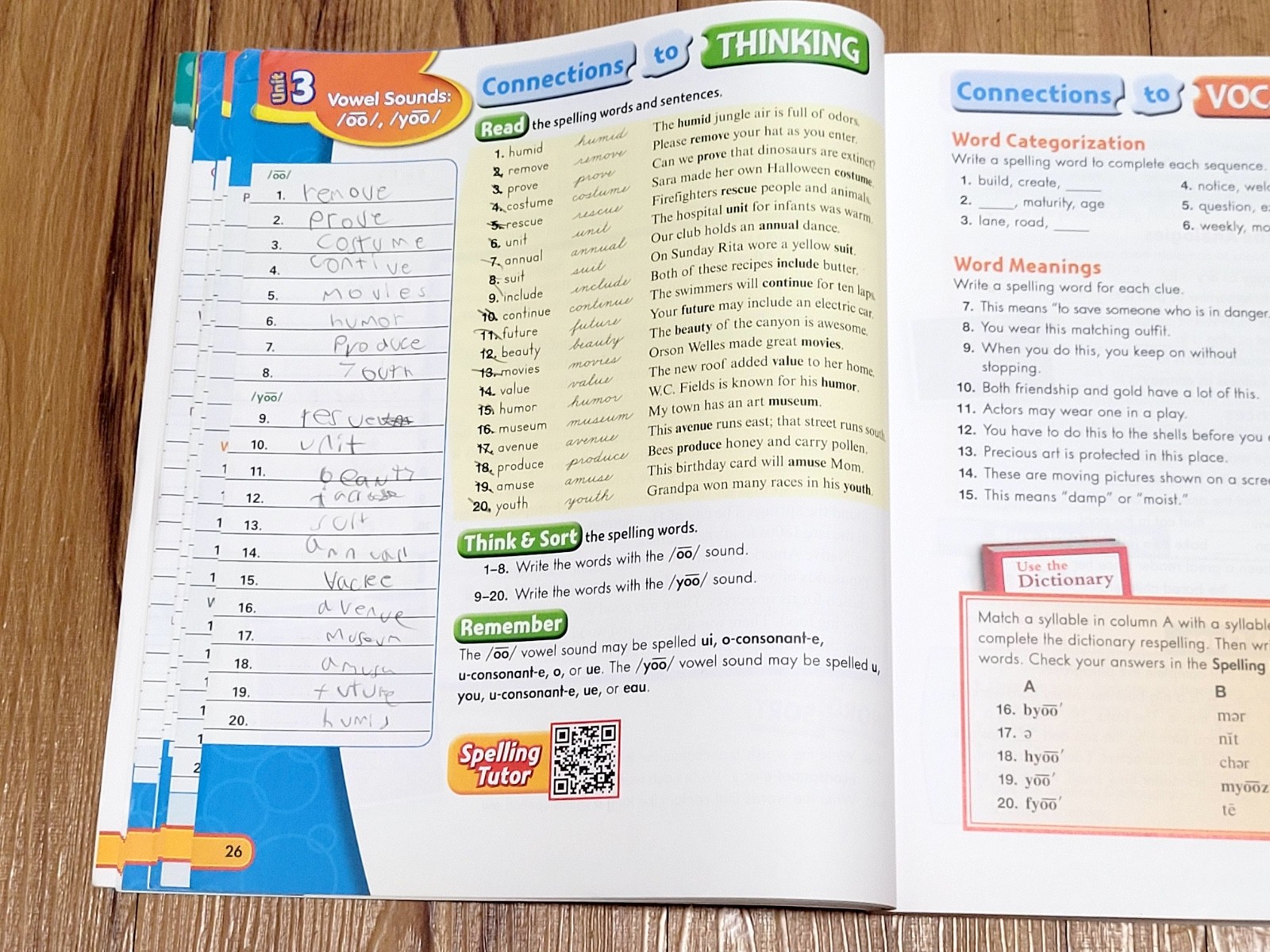 🔥 Spelling Connections Grade 5 (Paperback) Zaner-Bloser 336 Pages